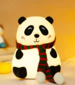 Night Lamp, Panda Lamp, Night Lamp for Kids, Panda Touch Silicone Lamp,7 Colour Changing Night Light for Kids Bedroom, USB Rechargeable with Gesture Control - Image 2