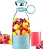 Mini Portable Blender USB Rechargeable, 500ml Smoothie Maker with Portable Bottle, Fruit Blender Cup for Juices, Shakes, Protein Drinks, Home, Office, Gym, Travel & Outdoors - Image 2