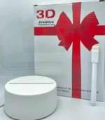 Creative LED Message Board Night Light, USB Powered Visualization Lamp with Bear Design, - Image 4