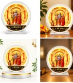 Shri Ram Darbar 3D LED Night Lamp | Ram Sita Hanuman Ji Decorative Table Light for Home, Mandir & Pooja Room Diwali & Festival Gift - Image 2