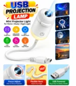 LED Galaxy Projector with Adjustable Brightness, 360° Moon Projection, USB Powered for Bedroom & Room Decor. - Image 2